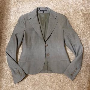 Theory double button suit blazer size 2